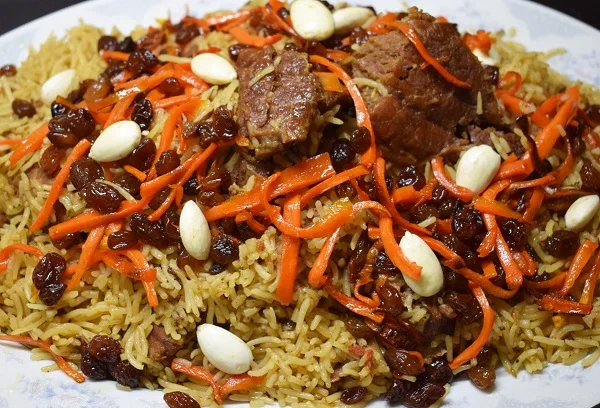 أرز سعودي لذيذ باللحم